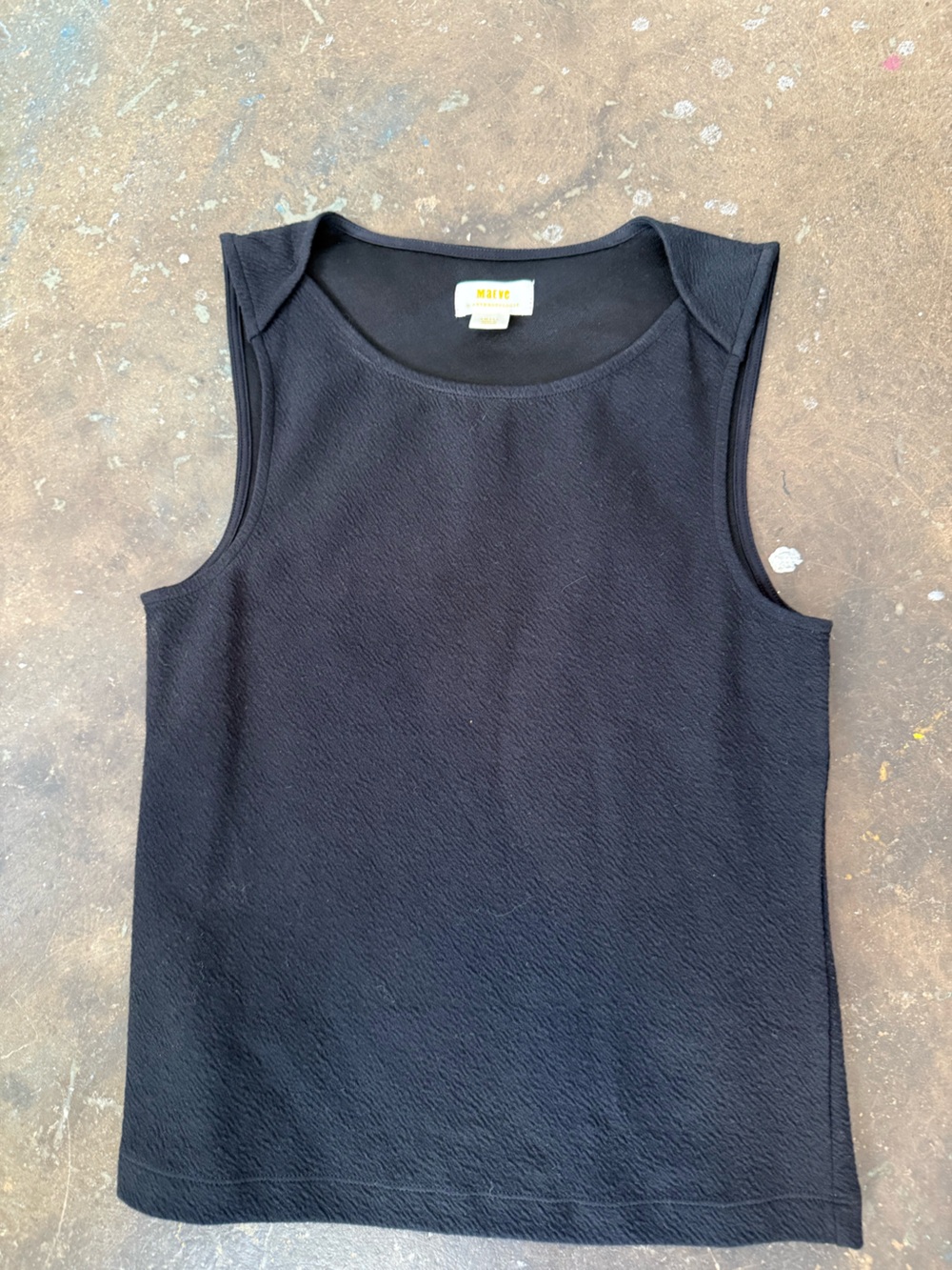 Women's Black Sleeveless Tank Top Maeve by Anthropologie